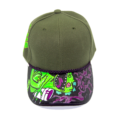 Custom Hat | Hunter Green Loud Cap | Strap back