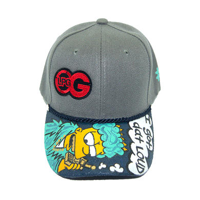 Custom Hat | Cool Grey Loud Cap | Strap back