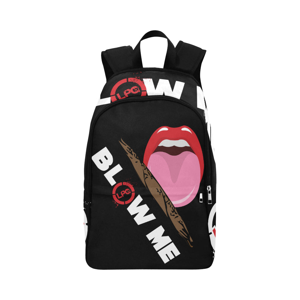 Blow Me Print Stylish Backpack