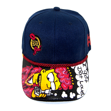 Custom Hat | Navy Blue Loud Cap | Strap back