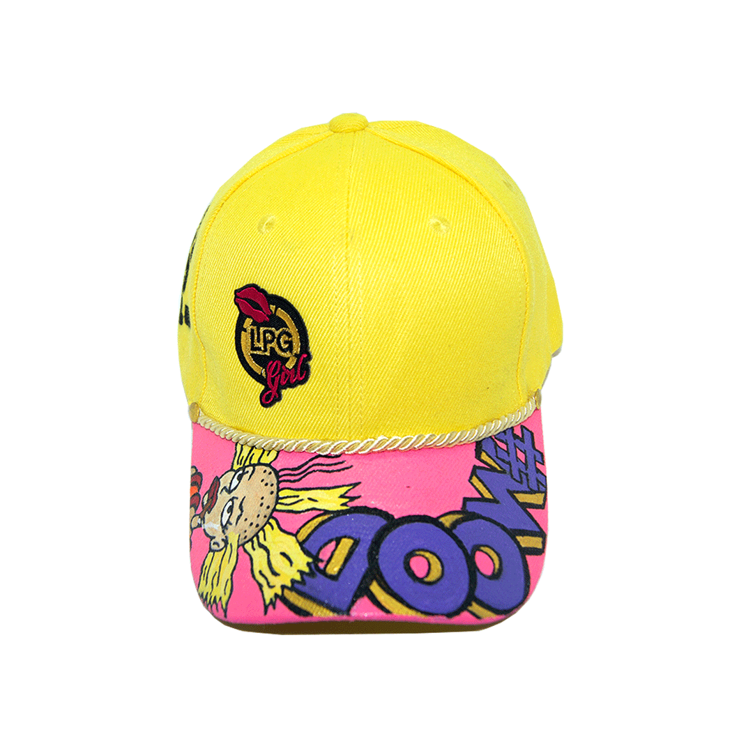 Custom Yellow Loud Cap | Strap back