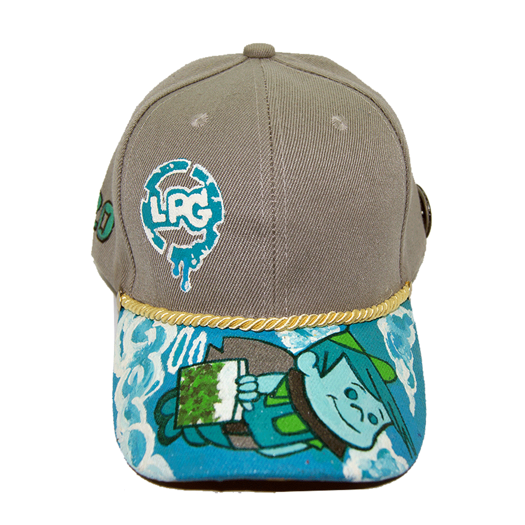 Custom Hat | Cool Grey Loud Cap | Strap back