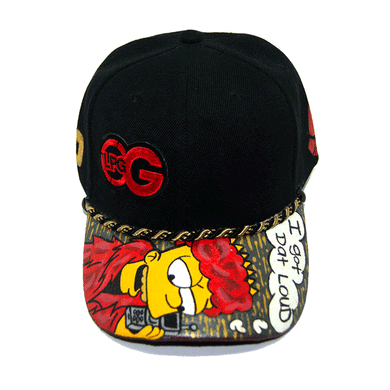 Custom Hat | Black Loud Cap | Strap back