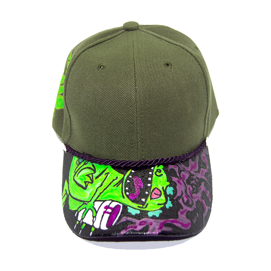 Custom Hat | Hunter Green Loud Cap | Strap back