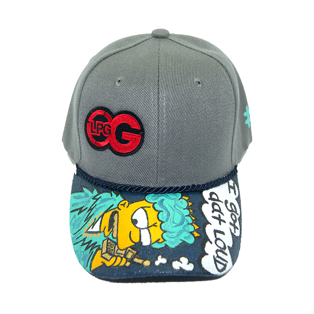 Custom Hat | Cool Grey Loud Cap | Strap back