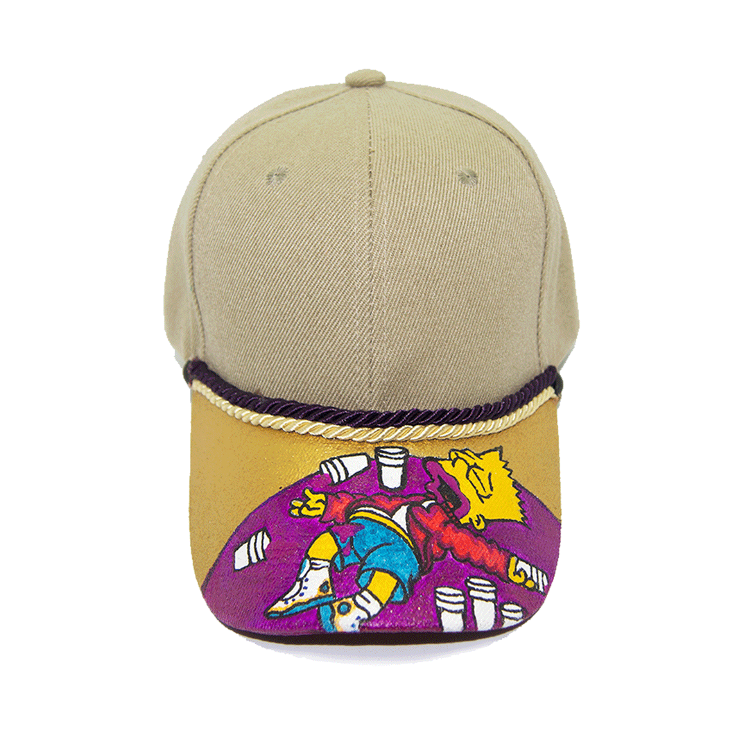 Custom Hat | Tan Loud Cap | Strap back