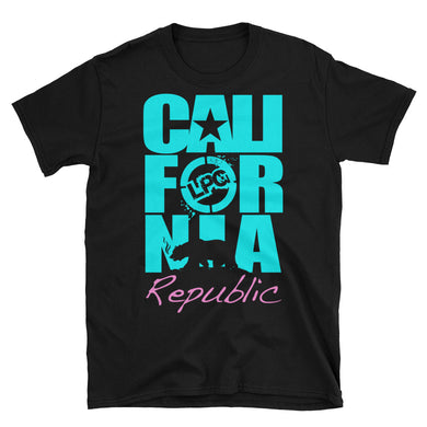 CALI Rep Blue Graphic T-Shirt